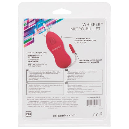 Calexotics Classic Whisper Micro Bullet-Pink