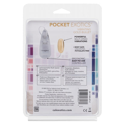 Pocket Exotics Vibrating Gold Bullet