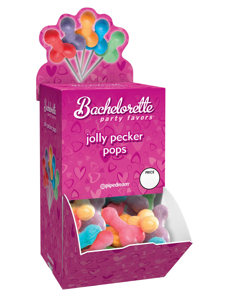 Bachelorette Party Favors - Jolly Pecker Pops - 50 Piece Display