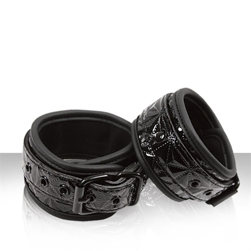 Sinful Ankle Cuffs - Black NSN1224-13