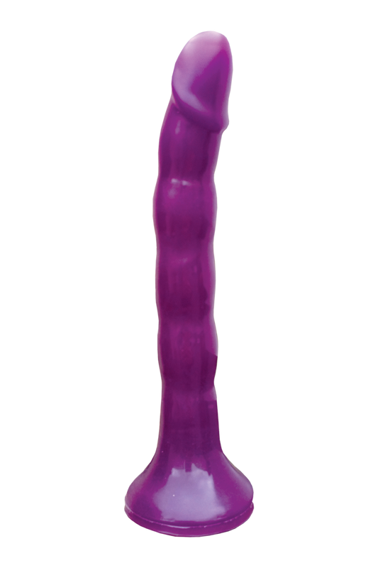 Wet Dreams Skinny Me Strap-on - Purple HTP3047