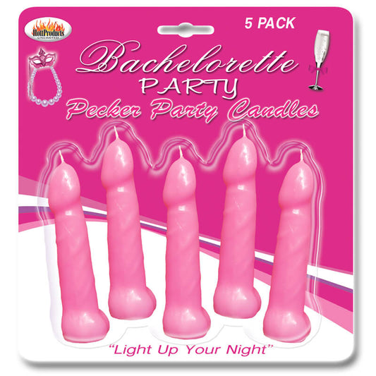 Bachelorette Party Pink Pecker Candles