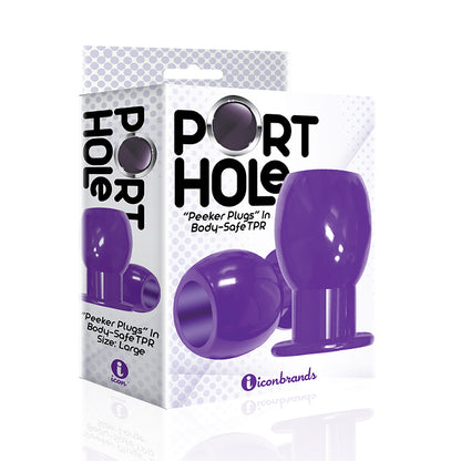 The 9's Port Hole Hollow Butt Plug