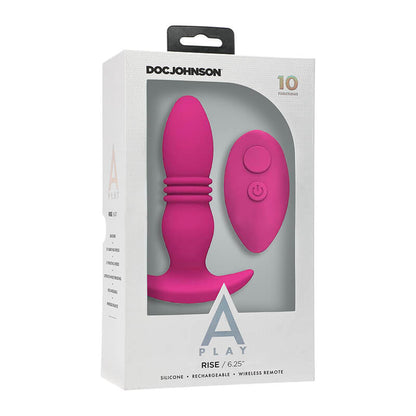 A-Play RISE Rechargeable Silicone Anal Plug with Remote
