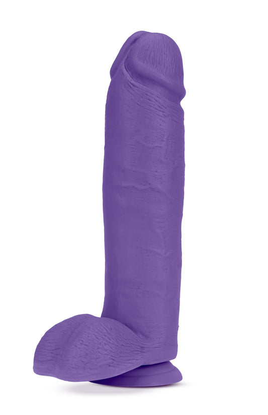 Au Naturel - Bold - Huge - 10 Inch Dildo - Purple BL-26711