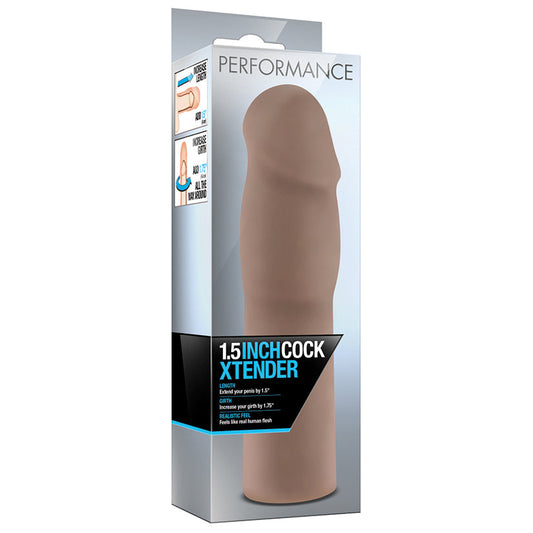 Performance Cock Xtender-Brown 1.5"