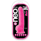 Neo Elite Silicone Dual Density Cock With Balls-Neon