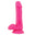 Neo Elite Silicone Dual Density Cock With Balls-Neon