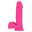 Neo Elite Silicone Dual Density Cock With Balls-Neon