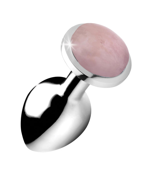 Rose Quartz Anal Plug - Medium BTYS-AG734-MED