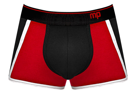 Retro Sport Panel Short - Large - Black/ Red MP-155265BRLG