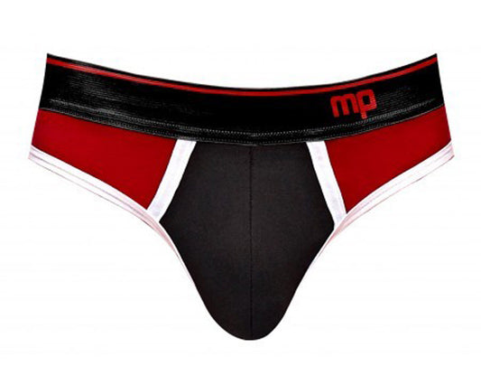 Retro Sport Panel Jock - L/ XL - Black/ Red MP-395265BRLX