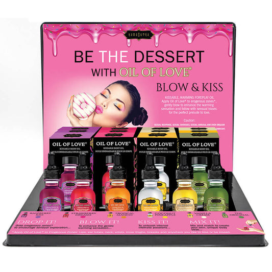 Kama Sutra Oil Of Love Display Of 12 (6 Testers Included)