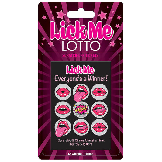 Lick Me Lotto Scratch Off Tickets 12 Pack