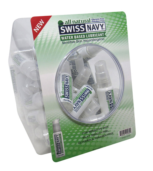 Swiss Navy All Natural 1 Oz 50pc Fishbowl MD-SNAN1OZ50