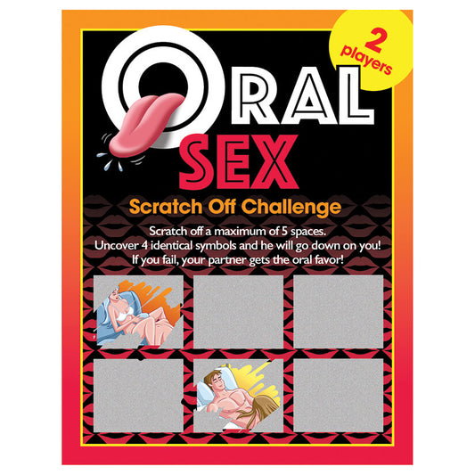 Oral Sex Scratch Off