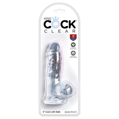 King Cock Clear With Balls