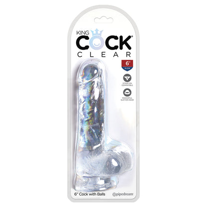 King Cock Clear With Balls
