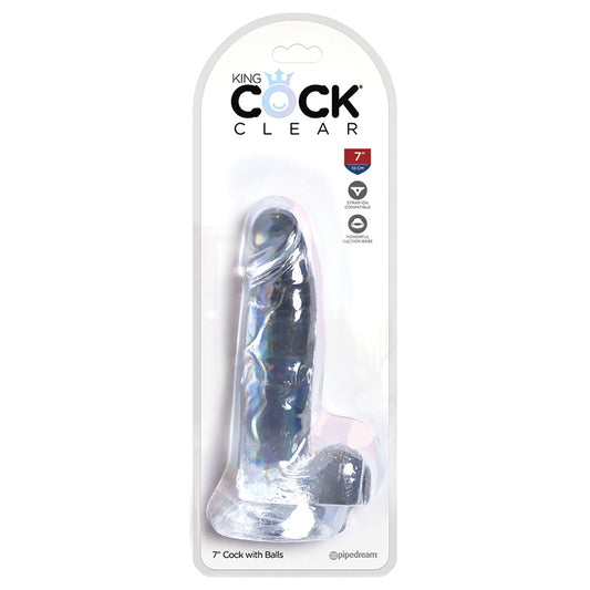 King Cock Clear With Balls