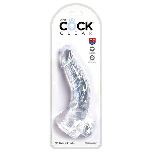 King Cock Clear With Balls