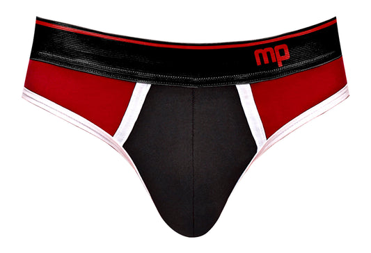 Retro Sport Panel Thong - L/ XL - Red/ Black MP-414265BRLX