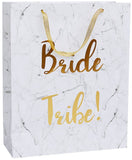 White and Gold Bride Tribe Gift Bag