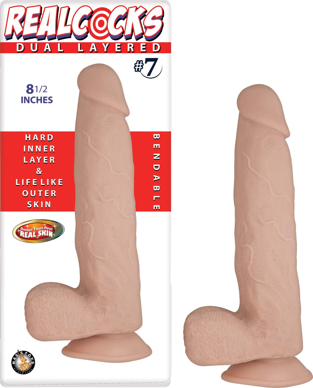 Realcocks Dual Layered #8 - Flesh NW2787-1