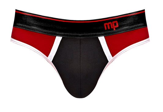 Retro Sport Panel Jock - S/ M - Black/ Red MP-395265BRSM